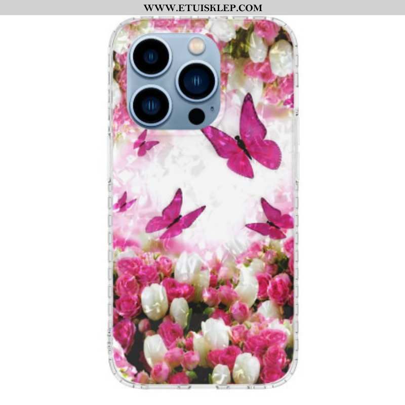 Etui do iPhone 14 Pro Max Stylowe Motyle